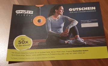Gutschein für update Fitness