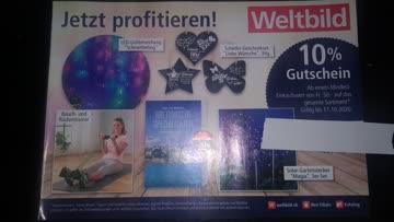 10% Rabatt bei Weltbild ab CHF 50.00