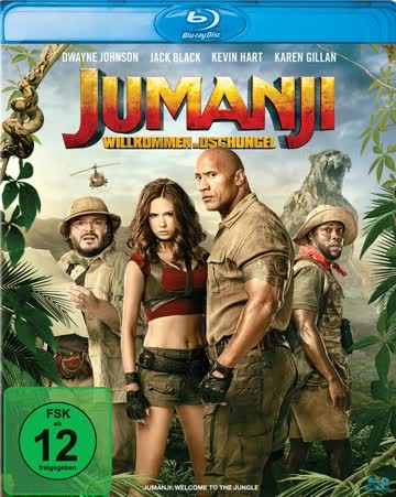 Jumanji - Willkommen im Dschungel, Blu-ray, nur Disc!