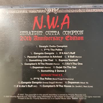 N.W.A CD wie neu!