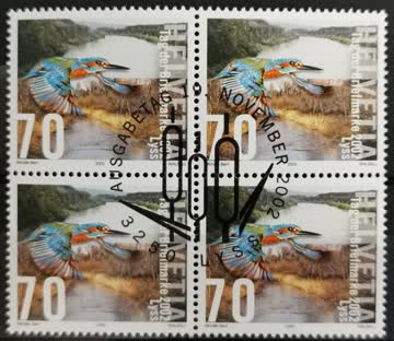 2002 Tag der Briefmarke Eisvogel ET-Stempel MiNr: 1817