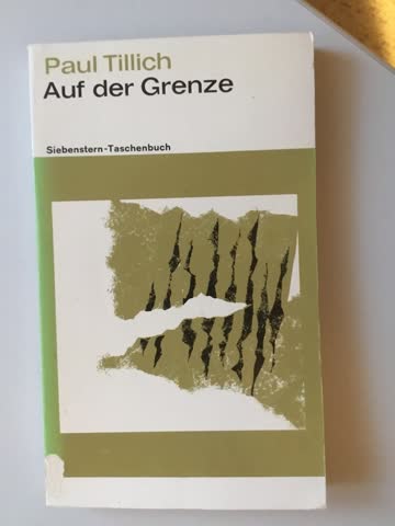Paul Tillich-„An der Grenze“