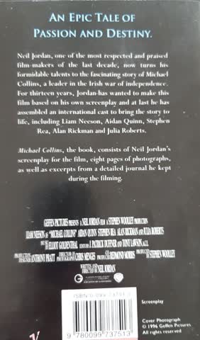 Michael Collins- Film diary & Screenplay
