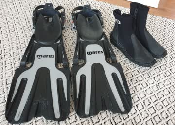 Wenig gebrauchte Profi Flossenset Mares Cressi gr 36 37