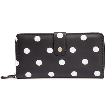 NEUES Portemonnaie schwarz-weiss Polka dots