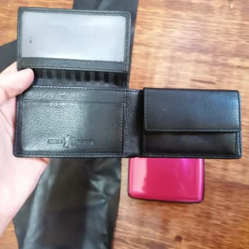 Damen Leder Portemonnaie wie Neu siehe Foto, KARTENETUI neu