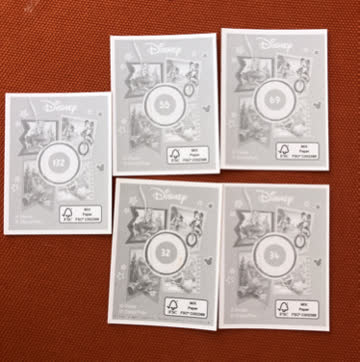Sticker COOP DISNEY PIXAR 132, 32, 55, 34, 69
