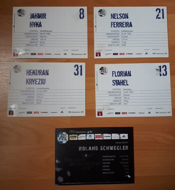 FC Luzern Autogrammkarten