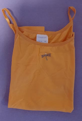 Orangegelbes Shirt Schiesser, 164