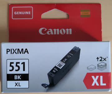 Exsila Artikel: Druckerpatrone Canon Pixma Schwarz, 551 XL