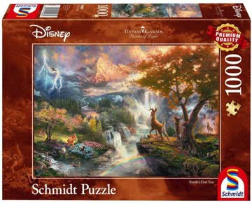 Disney Puzzle Bambi's First Year von Thomas Kinkade