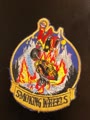 Badge - Smoking Wheels Motorrad