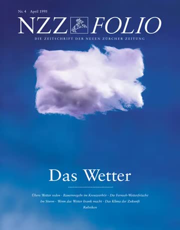 NZZ Folio April 1995 - Das Wetter