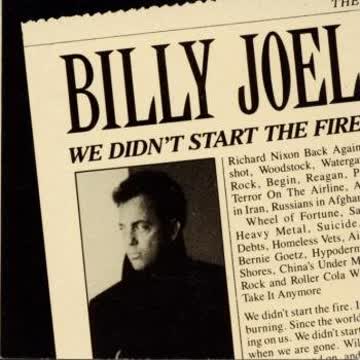 Billy Joel - We didn't start the fire (3 tracks, 3
