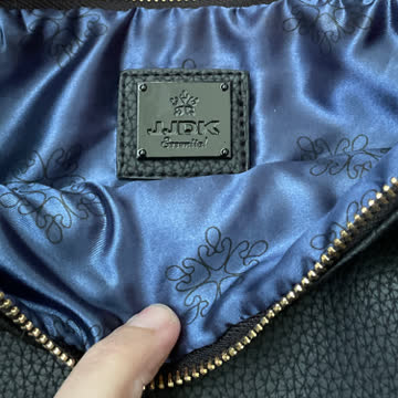 Clutch schwarz Kunstleder
