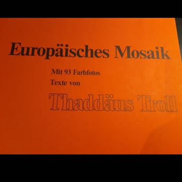 Buch: Europäisches Mosaik, mit wunderschönen grossen Bildern