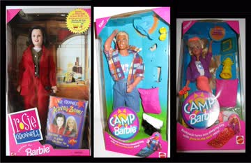 Barbie Sammlung (2) Kiste mit Haus Wohnung Familie Auto etc.