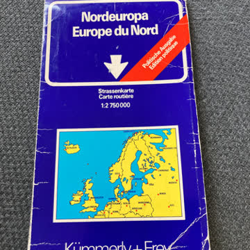 Karte Nordeuropa 1981