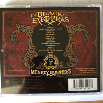 Black eyed Peas:  Monkey Business