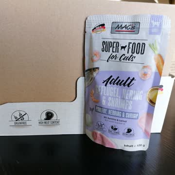 Sparpaket Katze MA'S Geflügel & Hering Shrimps