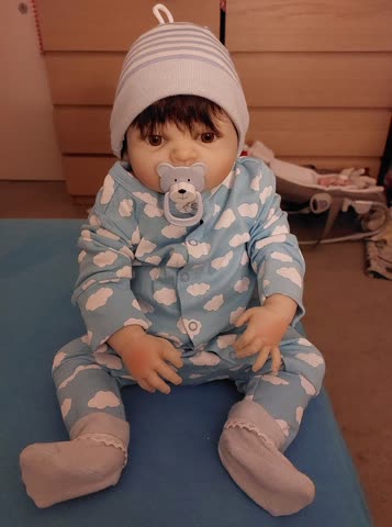 Ganz neue Rebornbabypuppe Ganzkörper Silikon/Vinyl 56cm!!!