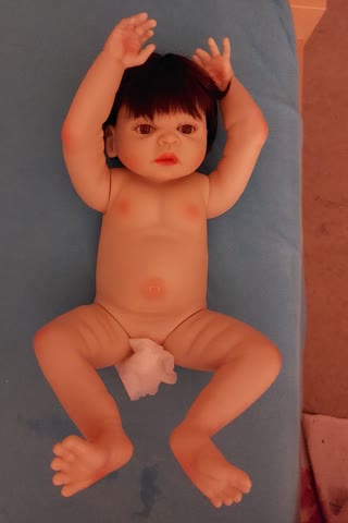 Ganz neue Rebornbabypuppe Ganzkörper Silikon/Vinyl 56cm!!!