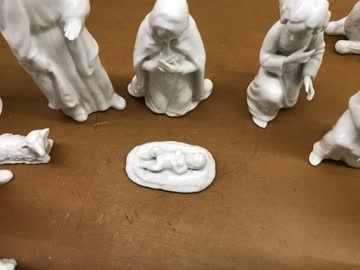 Porzellan Krippenfiguren