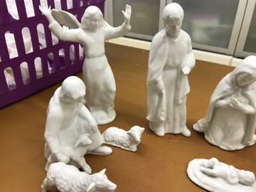 Porzellan Krippenfiguren