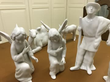 Porzellan Krippenfiguren