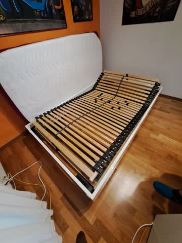 Exsila Artikel: Bett 120 x 200, Rahmen, Lattenrost und Matraze