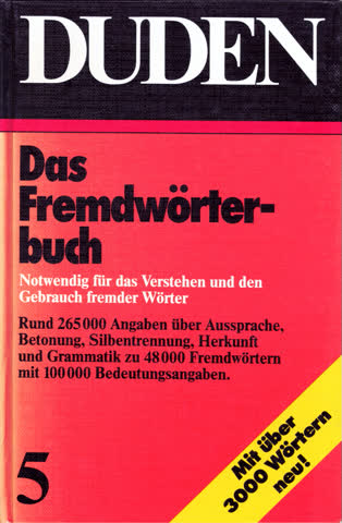 Duden - Das Fremdwörterbuch