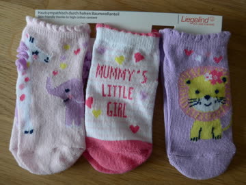 NEU-3 BABY-SÖCKCHEN GR.19-22