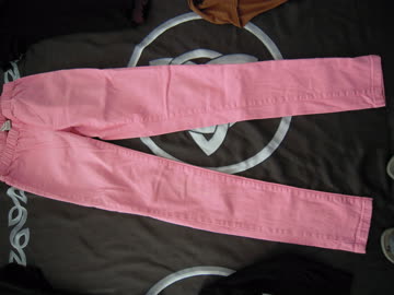 Rosa Jeans Leggins / Jeggings Marke: Pieces Gr S / M