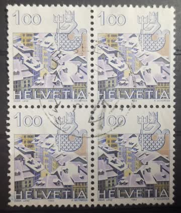 1982 Wassermann Berner Altstadt Viererblock