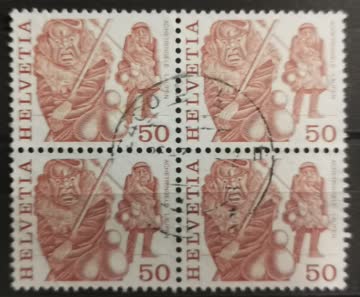 1977 Achetringele Laupen Viererblock