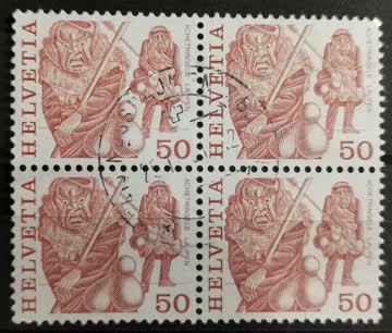 1977 Achetringele Laupen Viererblock
