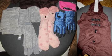 Kleider Hoodie, Schal, Kappe, Finken Hunkemöller, Handschuhe