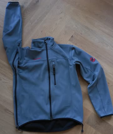 Mammut Softshell Jacke Gr. M, grau, sehr gut erhalten