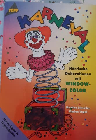 Malvorlagen Window Color Karneval