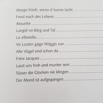 Beliebte Lieder zum Mitsingen