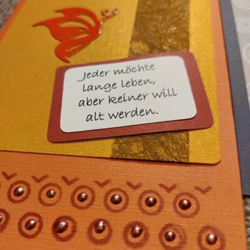 3 Karten / selfmade (Happy Birthday / Danke schön) K689