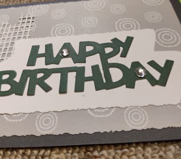 3 Karten / selfmade (Happy Birthday / Danke schön) K689