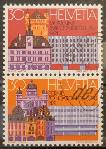 1974 Weltpostkongress Zusammenhängend