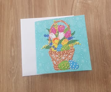Aktuell Osterkarte Diamond Painting