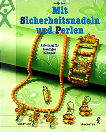 Mit Sicherheitsnadeln und Perlen / Anl. für Schmuck