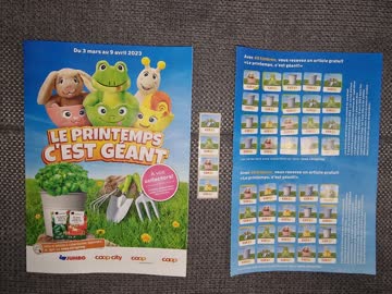 Coop Frühlingssammelspass 2 volle Sammelkarten