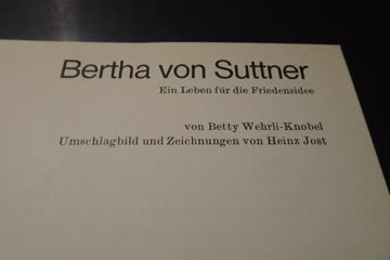 SJW Heft Nr. 1283 Bertha von Suttner, Biographie