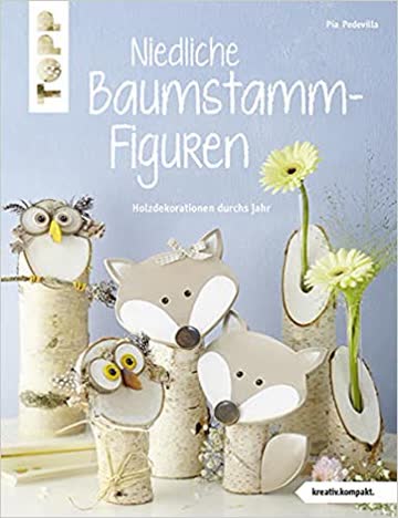 Niedliche Baumstammfiguren