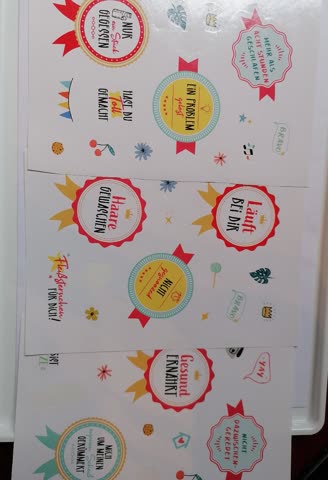 Fleißsternchen und witzige sticker 37