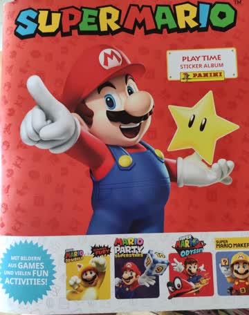Super Mario - Play time sticker Album